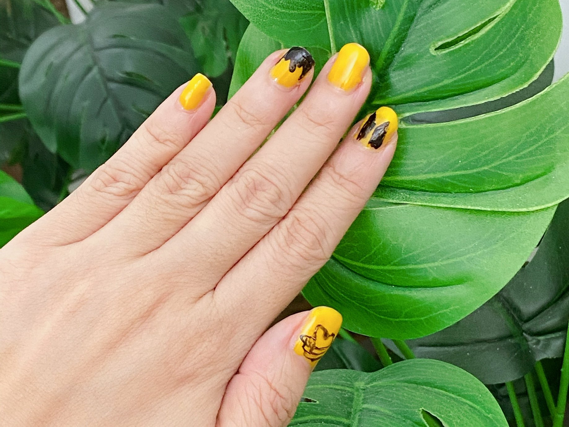 Bts-inspired nail designs for army with bold styling — design 3