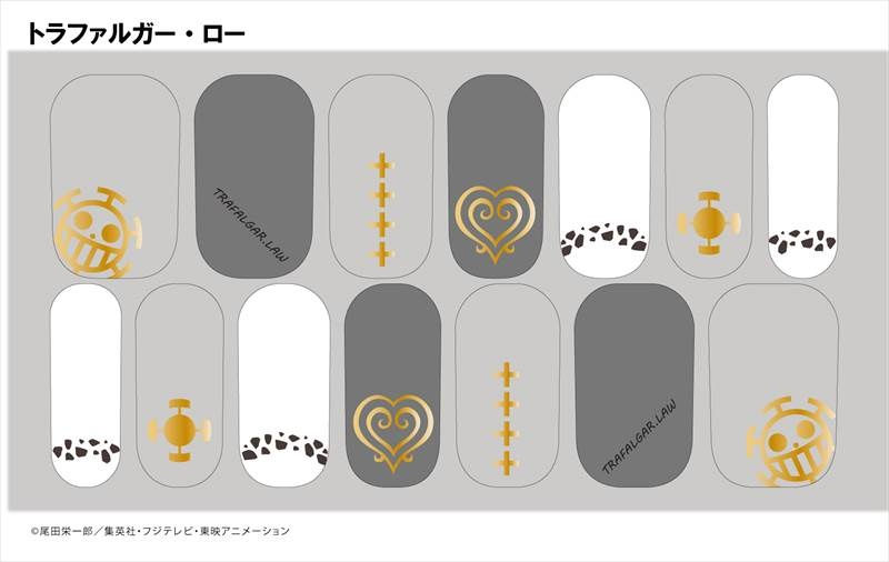 One piece anime nail designs — design 30