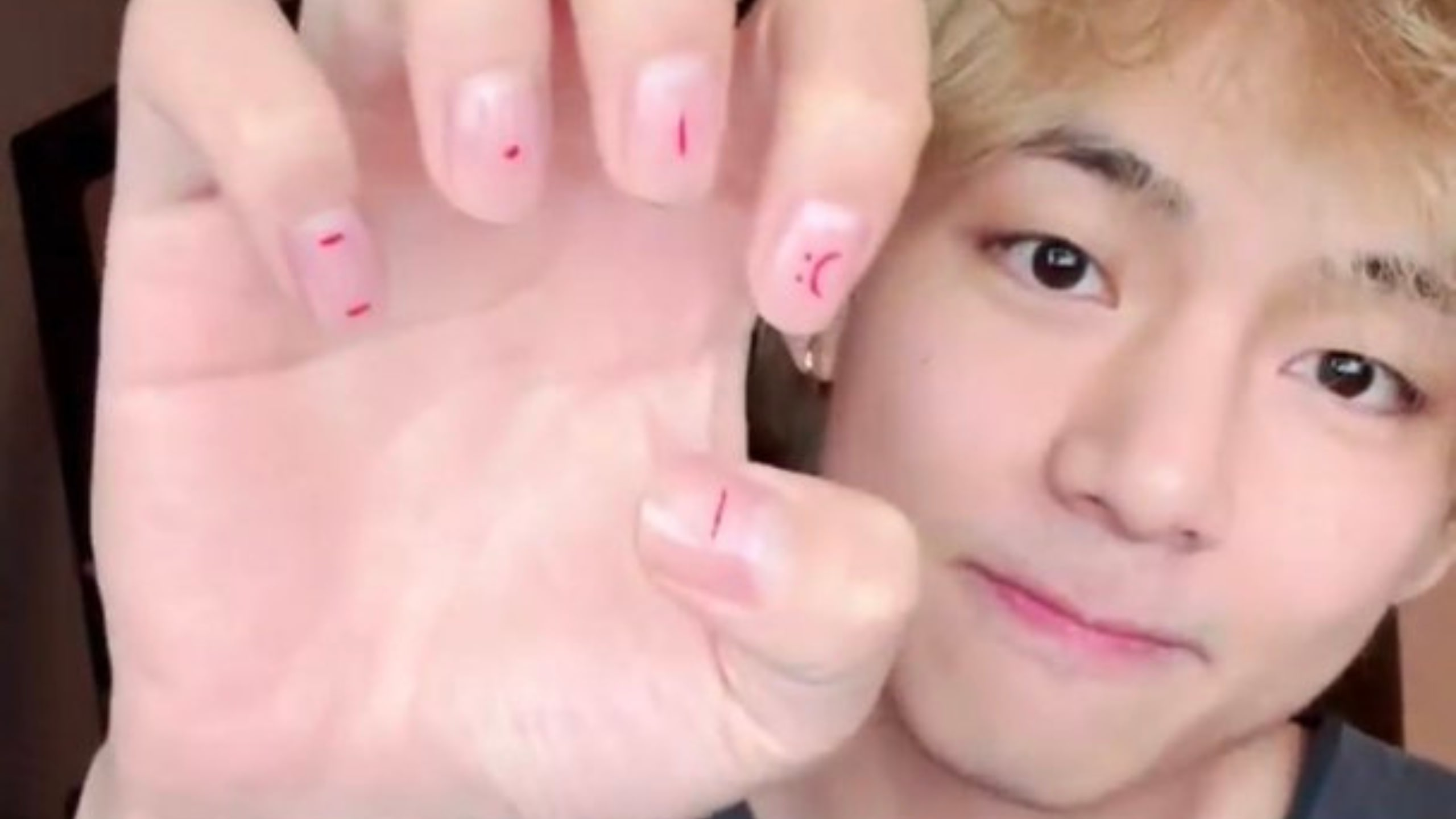 Bts-inspired nail designs for army — design 17