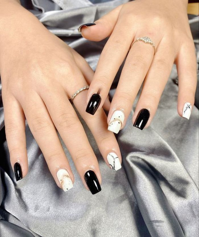I hope the square makes the nail color more prominent