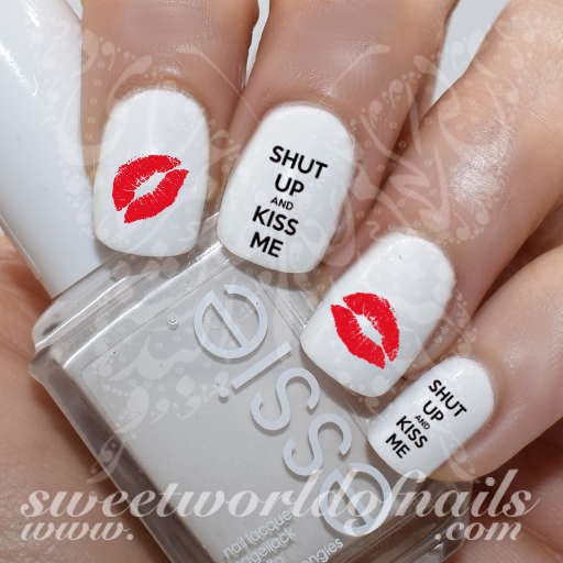 Romantic valentine nail designs — design 44