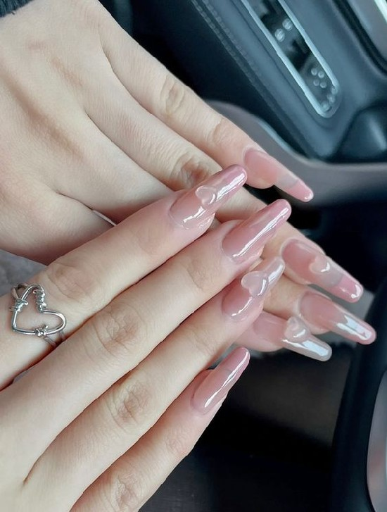 Beautiful nail designs for wedding parties
