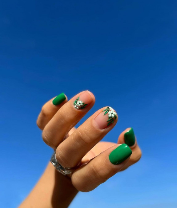 Teal nail designs — design 45