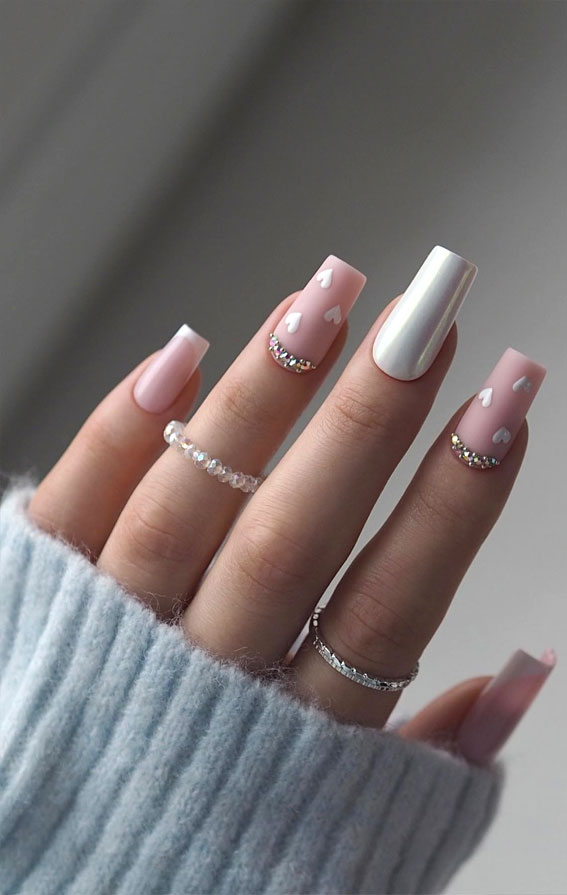Romantic valentine nail designs — design 28