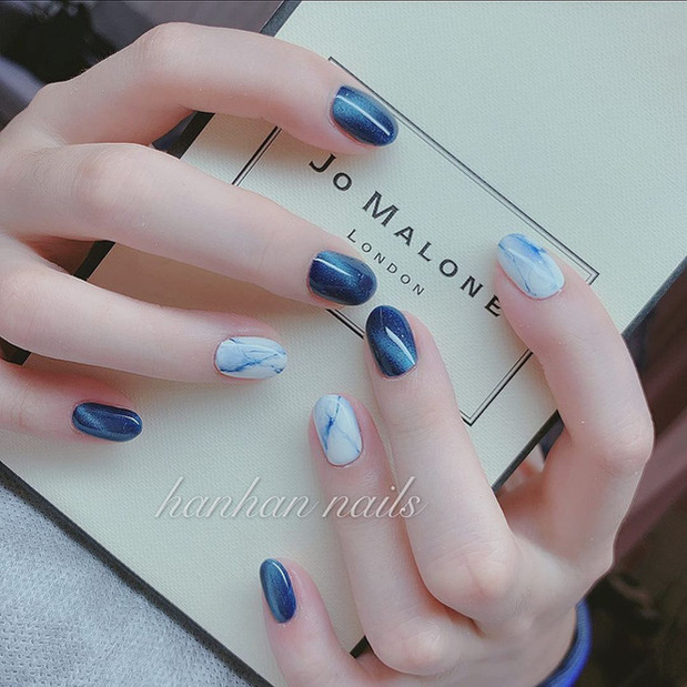 Teal nail designs — design 52