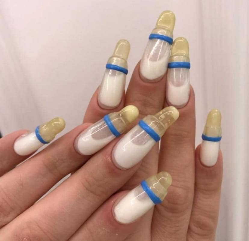 ネイルは真剣である必要はありません!面白いネイルで大笑いしましょう!