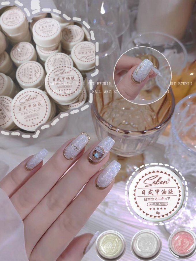 Dấu ấn cá nhân của bạn được thể hiện hoàn hảo qua những mẫu móng kem chảy độc đáo và cuốn hút