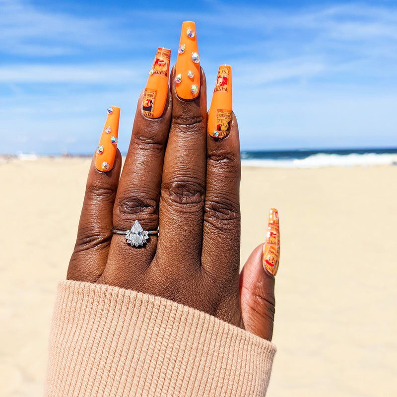One piece anime nail designs — design 42