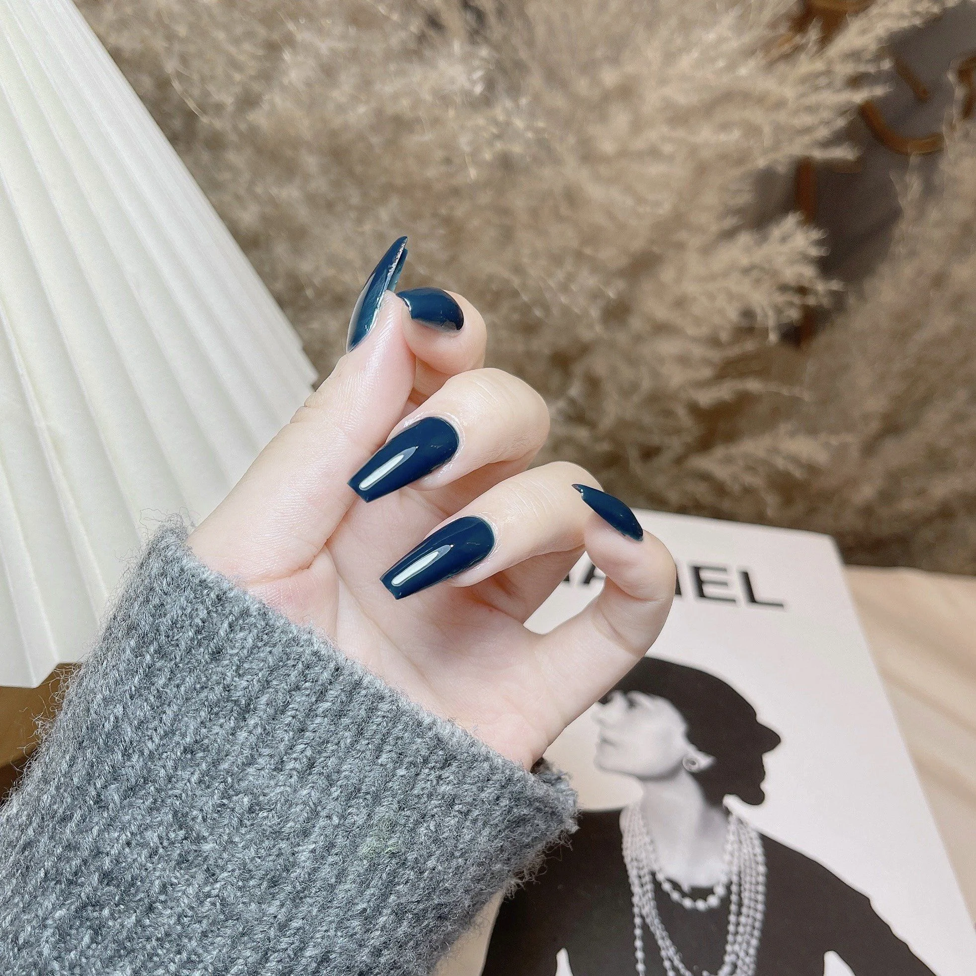 Teal nail designs — design 28