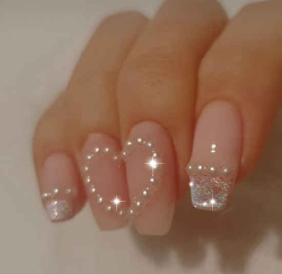Refer to nail designs for beautiful wedding parties