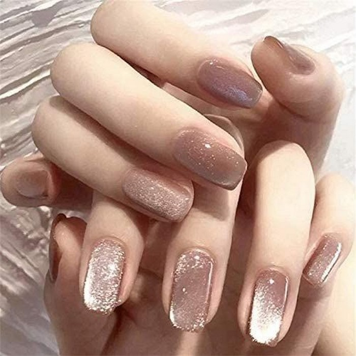 Beautiful cat eye nail design