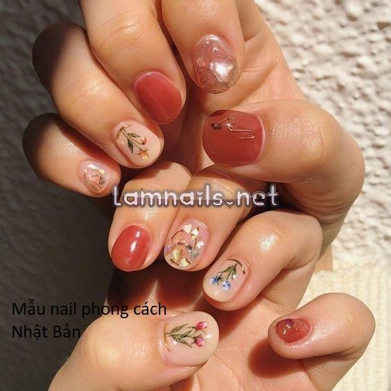 Japanese-style nail designs — design 23
