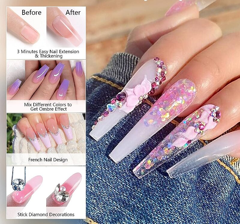 Acrylic nail xinh xắn
