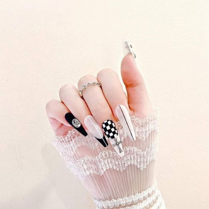 Extremely delicate nails for her are the most loved