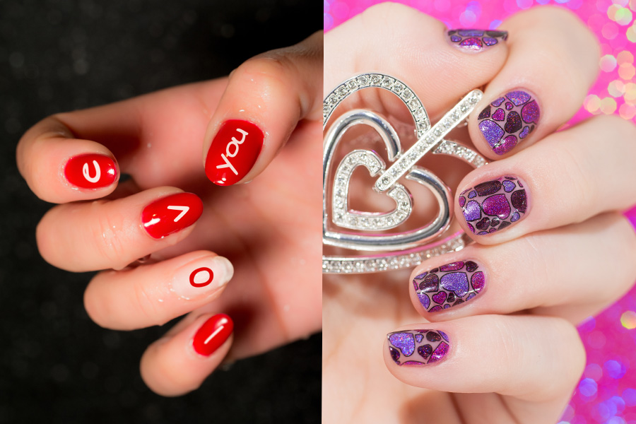 Romantic valentine nail designs — design 23