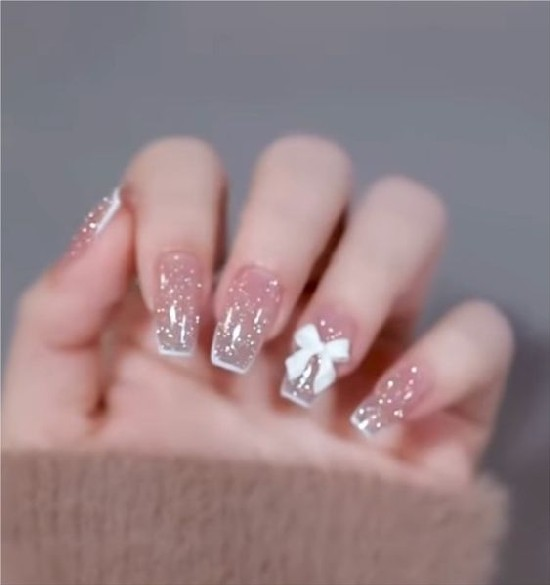 Refer to beautiful wedding nail designs