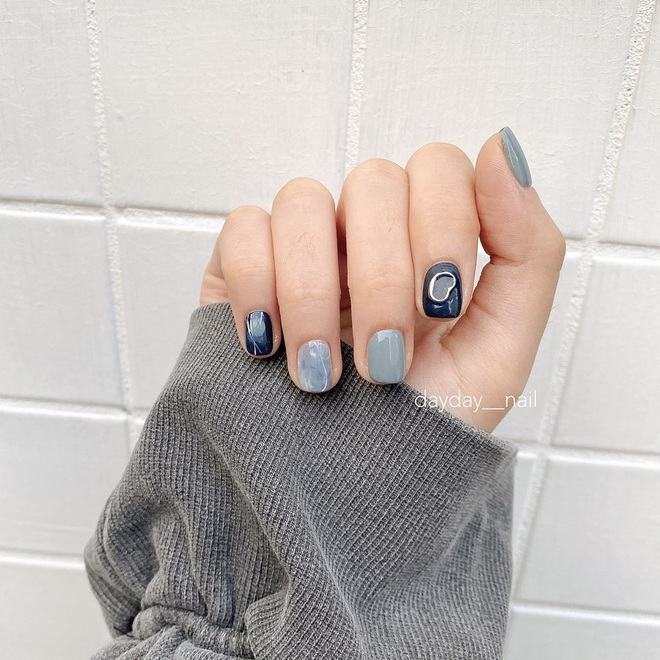 Teal nail designs — design 36