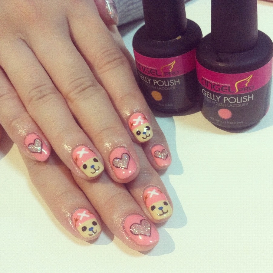 One piece anime nail designs — design 20