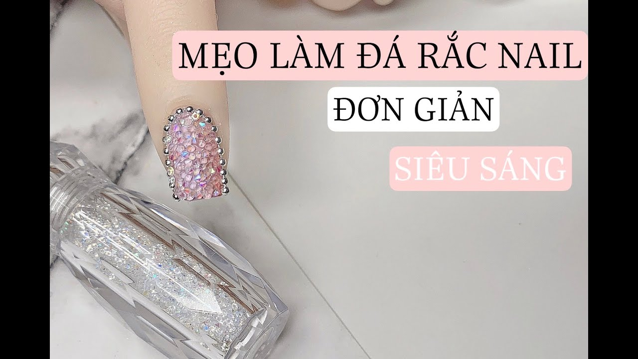 Sparkling rhinestone nail designs — design 26