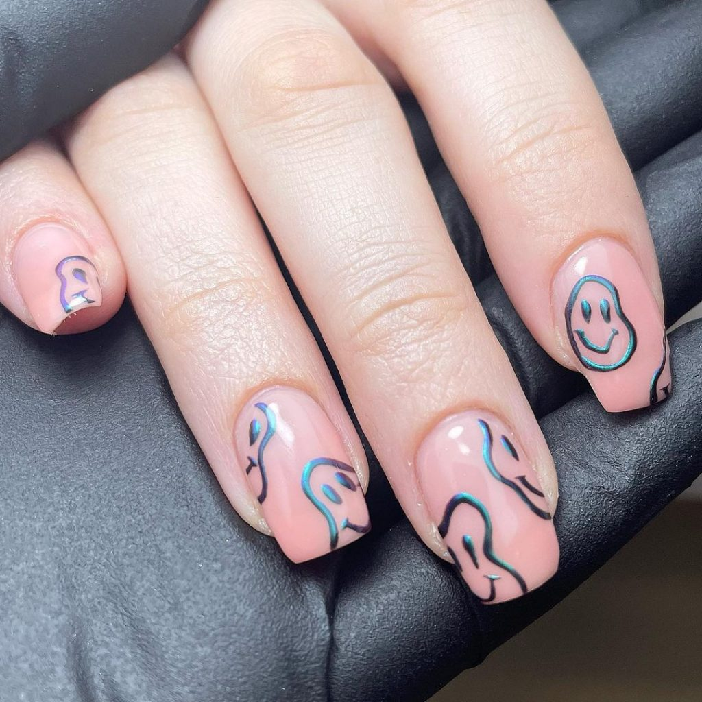 Smiley nails are not only a nail trend, but also a symbol of joy, optimism and positive spirit in life.
