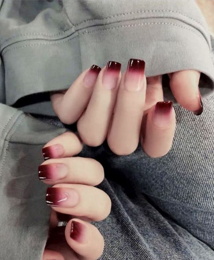 Màu đỏ ombre giúp da trông trắng hơn
