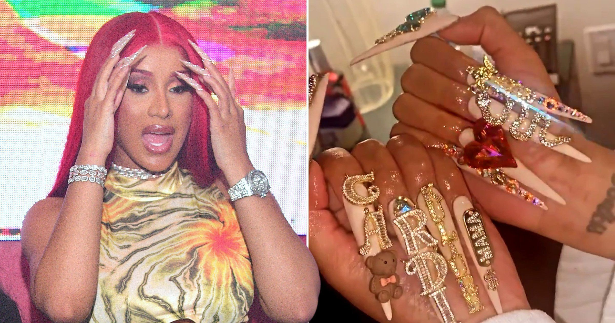 Nail Cardi B – Sự kết hợp tinh tế giữa nghệ thuật móng và phong cách cá nhân