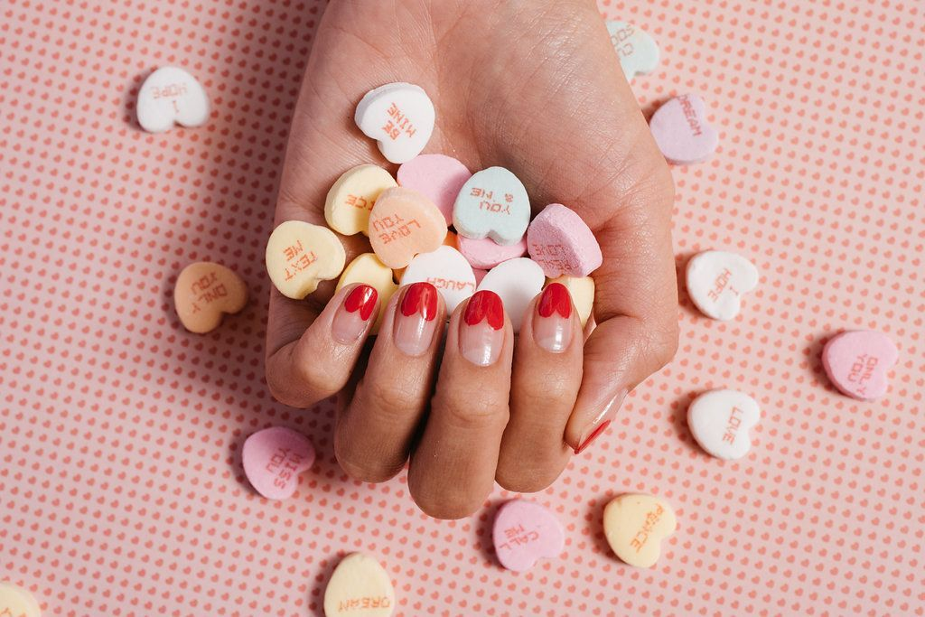 Romantic valentine nail designs — design 14