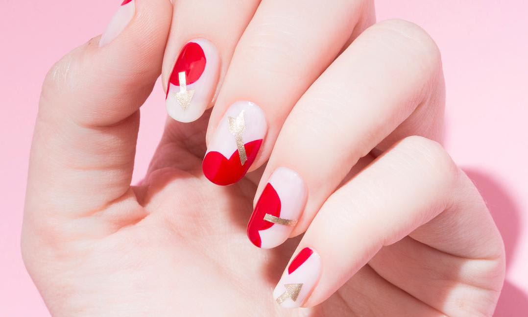 Romantic valentine nail designs — design 26