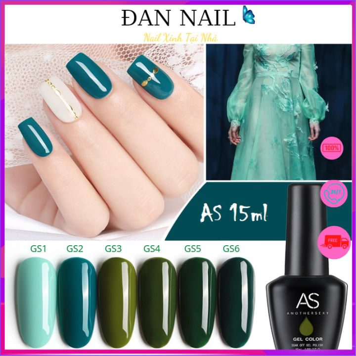 Teal nail designs — design 53