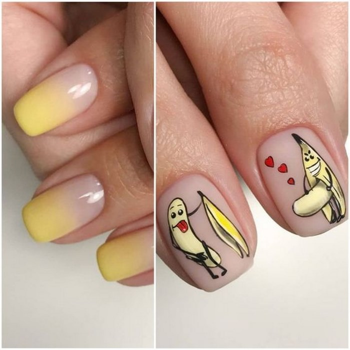 The uniqueness and youthfulness of cartoon character nail art