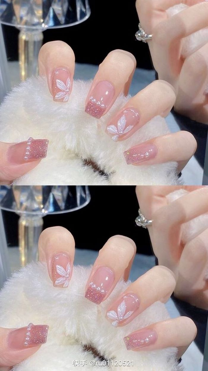 Nail designs with gentle, lovely motifs