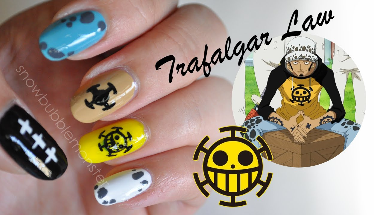 One piece anime nail designs — design 49