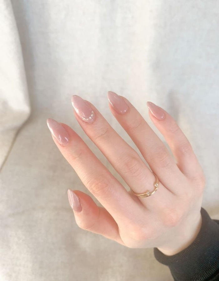Light pink jelly gel paint for simple decoration