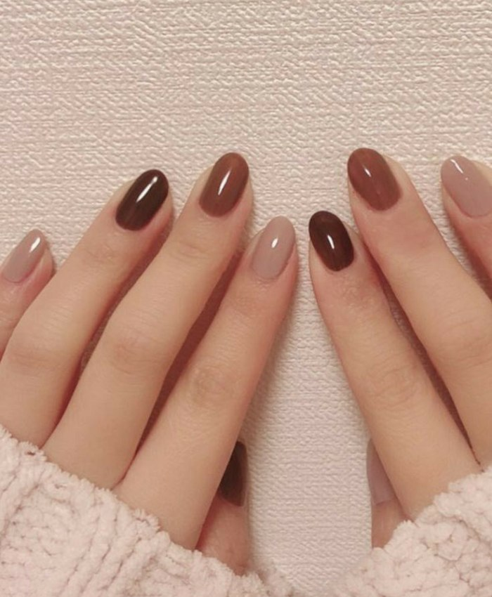Màu nail ấn tượng cho da ngăm đừng bỏ qua việc mix màu đậm nhạt