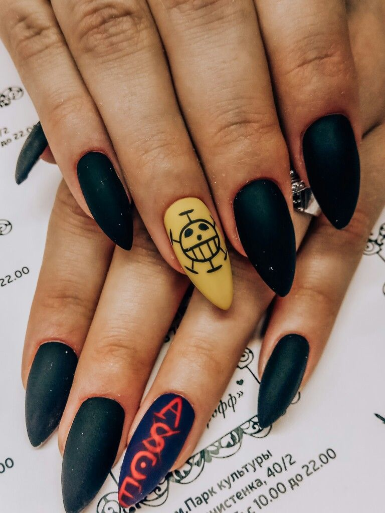One piece anime nail designs — design 45
