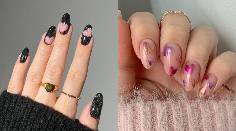 Romantic valentine nail designs — design 45