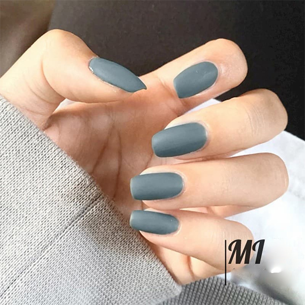 Teal nail designs — design 13