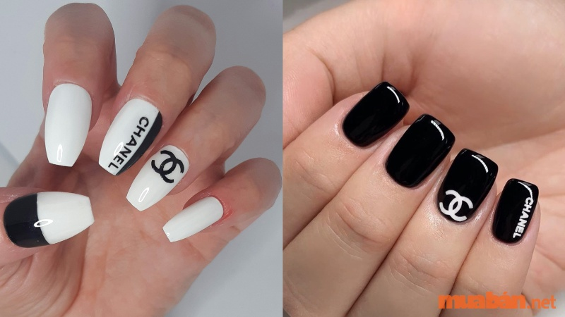 Elegant chanel-inspired nail designs — design 8