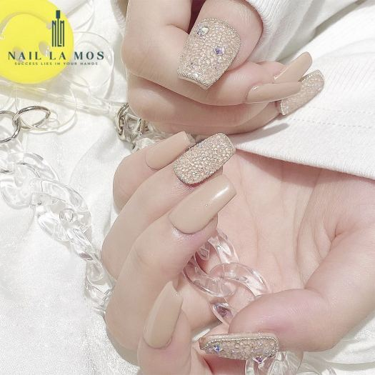 Sparkling rhinestone nail designs — design 49