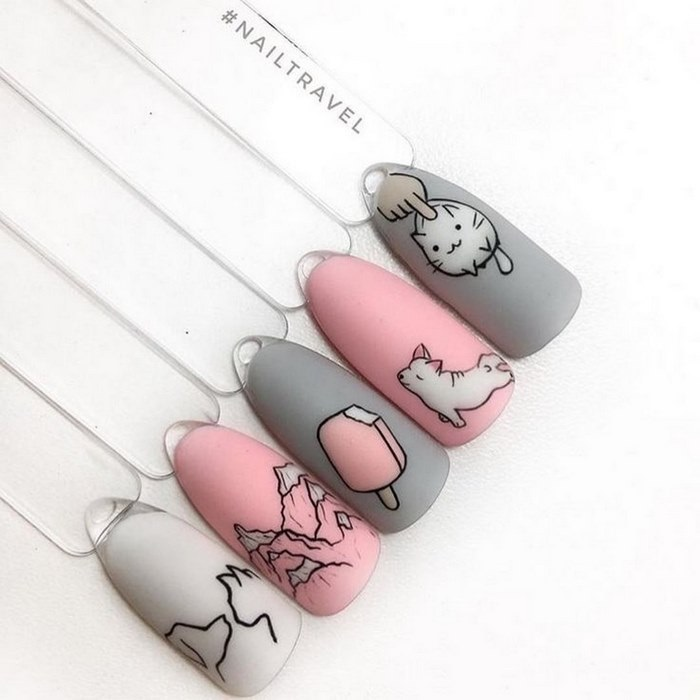 Drawing a cat image highlights its lovely beauty