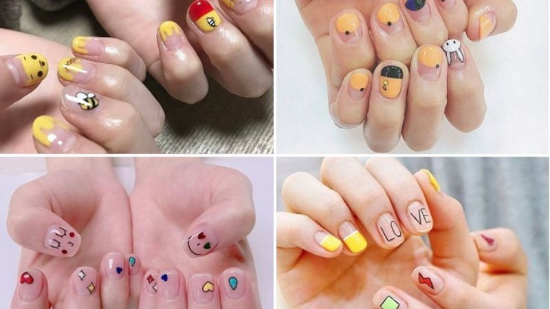 Send joy and positivity to each finger with delicate and artistic smiley nail designs