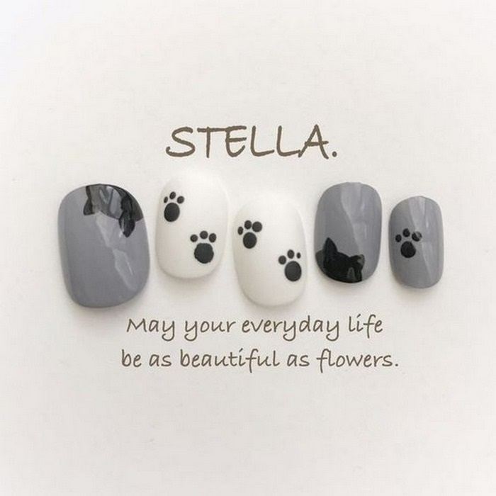 Fun and art on every nail with cartoon nail art