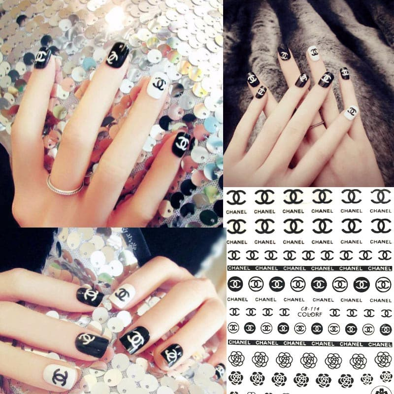 Luxury gucci-inspired nail designs — design 18