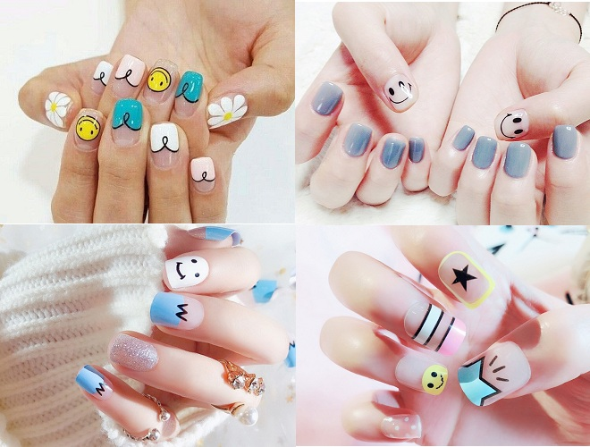 Refresh your look with smiley face nail designs, unique nail designs that bring unlimited joy