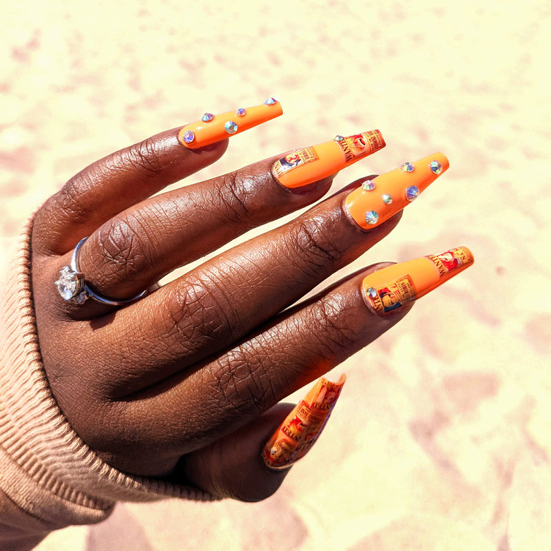 One piece anime nail designs — design 47