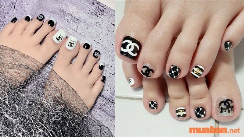 Elegant chanel-inspired nail designs — design 20