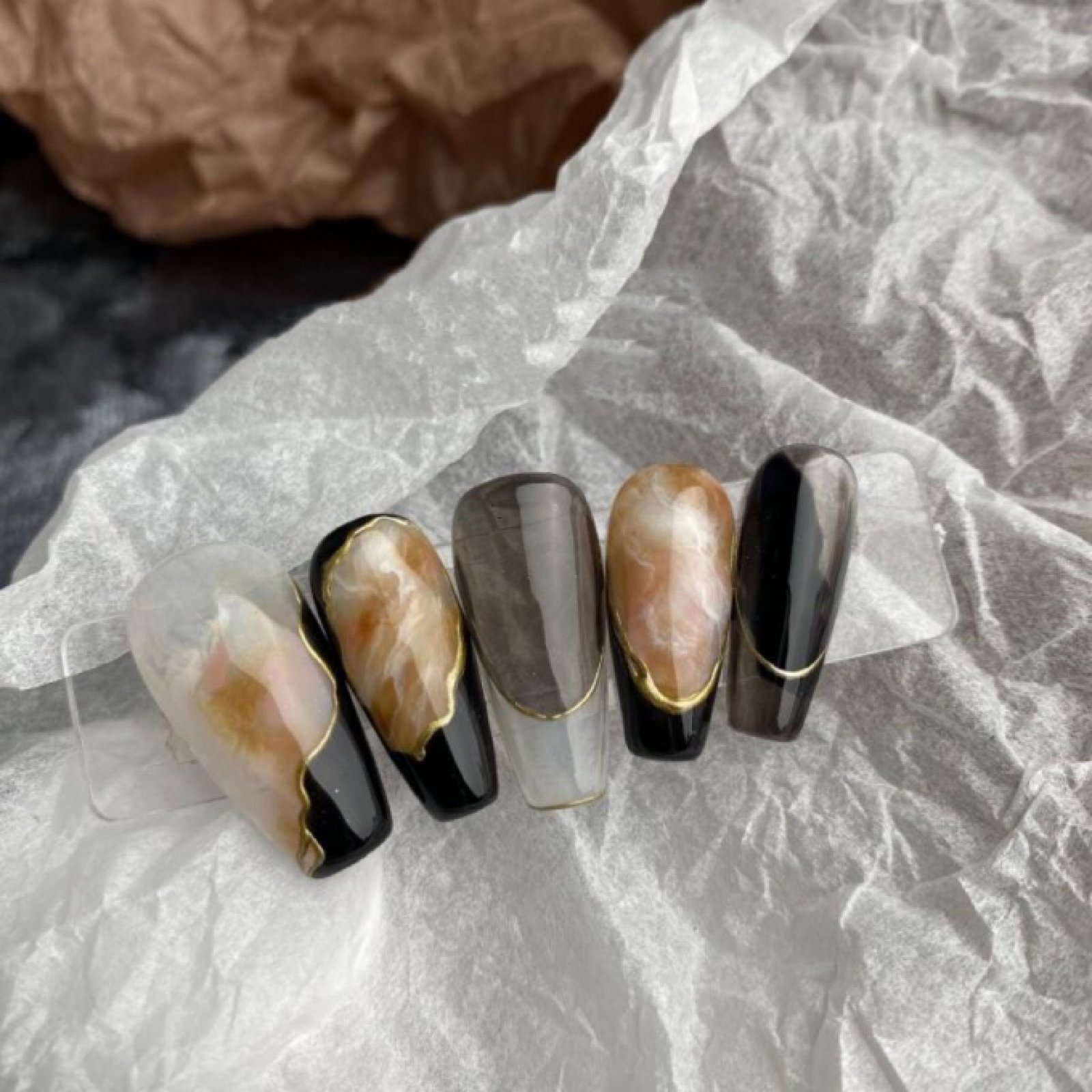 Japanese-style nail designs — design 39
