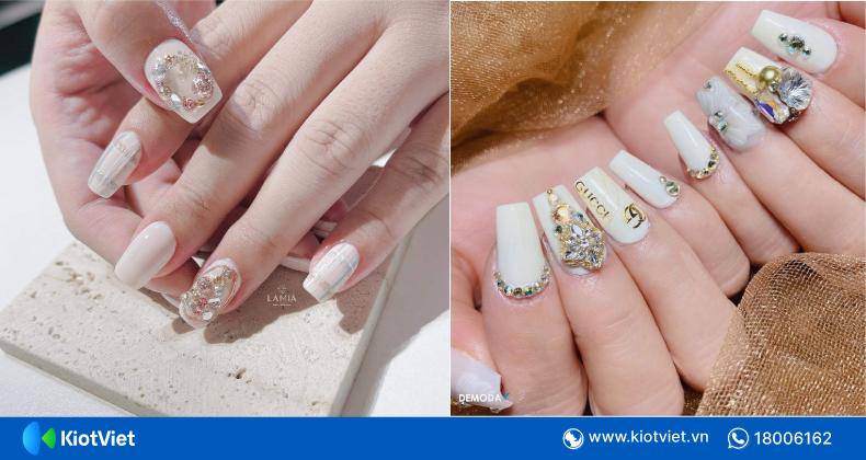 Luxury gucci-inspired nail designs — design 50