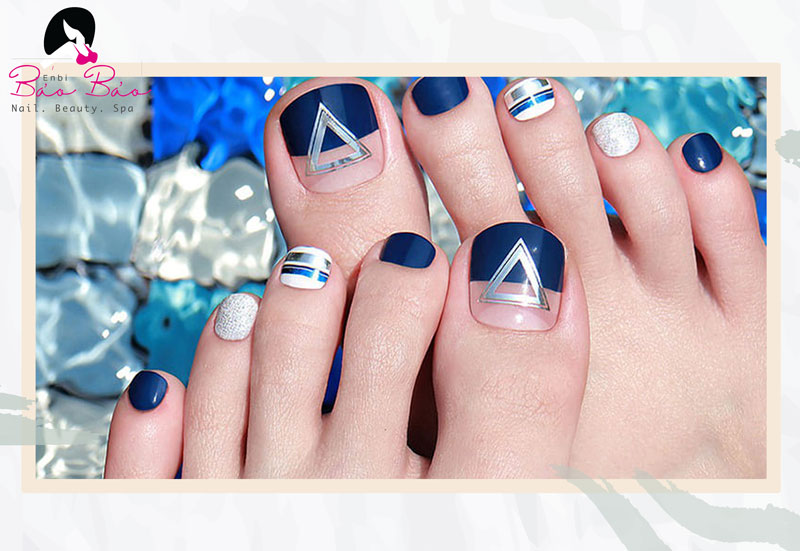 Teal nail designs — design 19