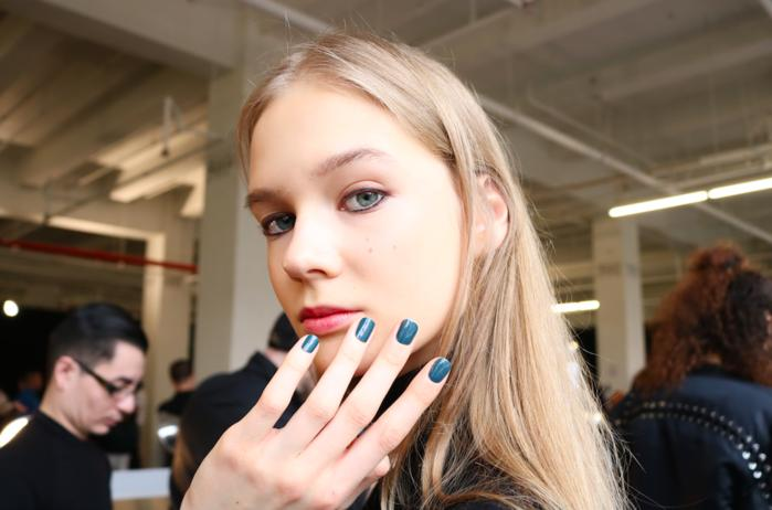 Teal nail designs — design 46